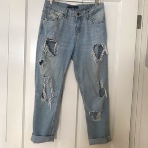 Zara Distressed Boyfriend Jeans 4